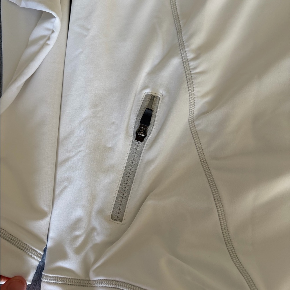 Masters White Zip-Up Jacket - Picture 5 of 5